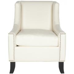 DANIEL CLUB CHAIR - SILVER NAIL HEADS