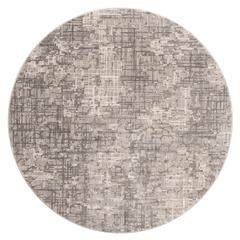 MEADOW 100, GREY, 6'-7" X 6'-7" Round, Area Rug, MDW171F-7R