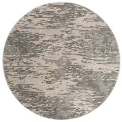 MEADOW 100, GREY, 6'-7" X 6'-7" Round, Area Rug, MDW176F-7R