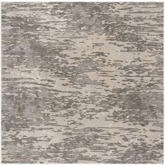 MEADOW 100, GREY, 6'-7" X 6'-7" Square, Area Rug, MDW176F-7SQ