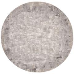 MEADOW 100, TAUPE / GREY, 6'-7" X 6'-7" Round, Area Rug