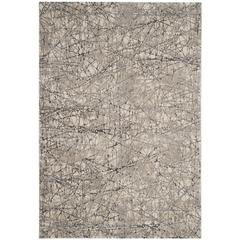 MEADOW, BEIGE / GREY, 4' X 6', Area Rug