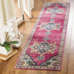 MERLOT 100, FUCHSIA / MULTI, 2' X 6', Area Rug