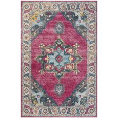 MERLOT 100, FUCHSIA / MULTI, 5'-1" X 7'-6", Area Rug