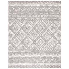 MICRO-LOOP, GREY / IVORY, 8' X 10', Area Rug, MLP501F-8
