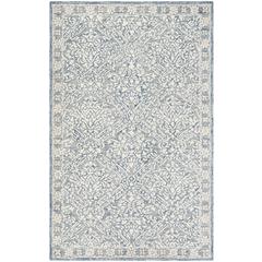 MICRO-LOOP, BLUE / IVORY, 4' X 6', Area Rug, MLP510M-4