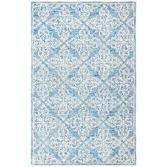 MICRO-LOOP, BLUE / IVORY, 5' X 8', Area Rug, MLP515M-5