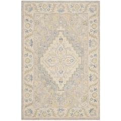 MICRO-LOOP, BEIGE / GREY, 4' X 6', Area Rug