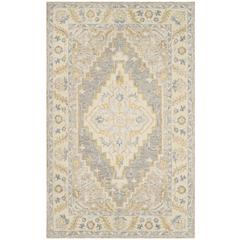 MICRO-LOOP, BEIGE / GREY, 5' X 8', Area Rug