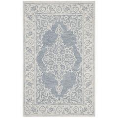 MICRO-LOOP, BLUE / LIGHT BLUE, 2'-6" X 4', Area Rug