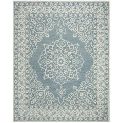 MICRO-LOOP, BLUE / LIGHT BLUE, 8' X 10', Area Rug