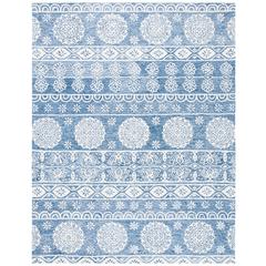 MICRO-LOOP, BLUE / IVORY, 8' X 10', Area Rug, MLP607M-8