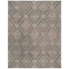 MICRO-LOOP, DARK GREY / IVORY, 8' X 10', Area Rug