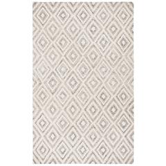 MICRO-LOOP, GREY / IVORY, 4' X 6', Area Rug, MLP906F-4