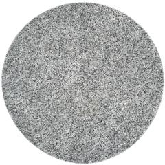 SG-MLS-Malibu Shag, SILVER, 5' X 5' Round, Area Rug