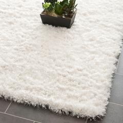 SG-MLS-Malibu Shag, WHITE, 3' X 5', Area Rug