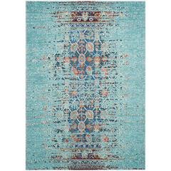 MONACO, BLUE / MULTI, 6'-7" X 9'-2", Area Rug, MNC208J-6