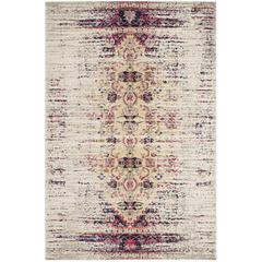 MONACO, IVORY / PINK, 5'-1" X 7'-7", Area Rug, MNC209R-5