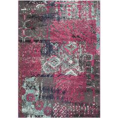 MONACO, PINK / MULTI, 5'-1" X 7'-7", Area Rug, MNC210D-5