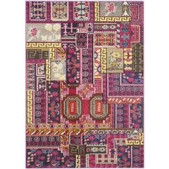 MONACO, PINK / MULTI, 4' X 5'-7", Area Rug, MNC212D-4