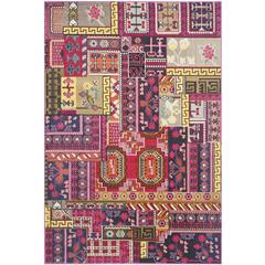 MONACO, PINK / MULTI, 5'-1" X 7'-7", Area Rug, MNC212D-5