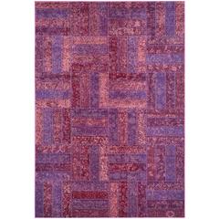 MONACO, PURPLE / MULTI, 4' X 5'-7", Area Rug