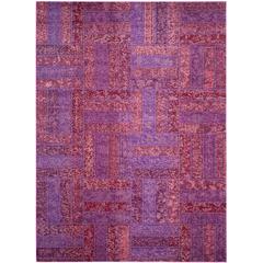 MONACO, PURPLE / MULTI, 8' X 11', Area Rug