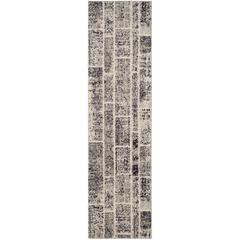 MONACO, GREY / MULTI, 2'-2" X 8', Area Rug, MNC216G-28