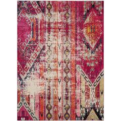 MONACO, MAGENTA / MULTI, 11' X 15', Area Rug
