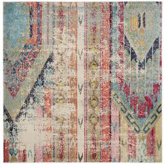 MONACO, MULTI, 6'-7" X 6'-7" Square, Area Rug