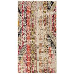 MONACO, LIGHT GREY / MULTI, 2'-2" X 4', Area Rug