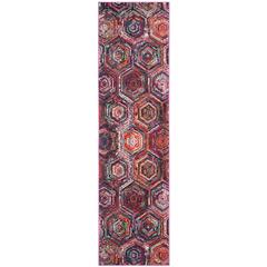 MONACO, PINK / MULTI, 2'-2" X 8', Area Rug, MNC224D-28