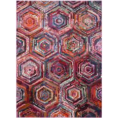 MONACO, PINK / MULTI, 8' X 11', Area Rug, MNC224D-8