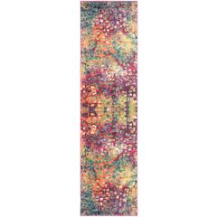 MONACO, PINK / MULTI, 2'-2" X 8', Area Rug, MNC225D-28
