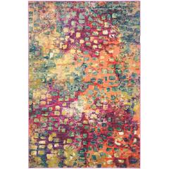 MONACO, PINK / MULTI, 5'-1" X 7'-7", Area Rug, MNC225D-5