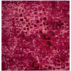 MONACO, FUCHSIA, 6'-7" X 6'-7" Square, Area Rug