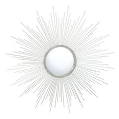 Emme Sunburst Mirror, Silver