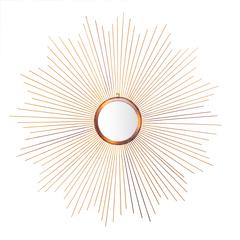 Arlo Sunburst Mirror, Copper