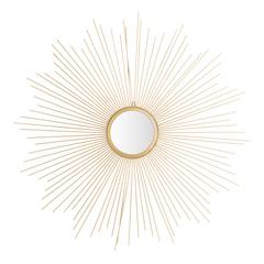 Arlo Sunburst Mirror, Gold