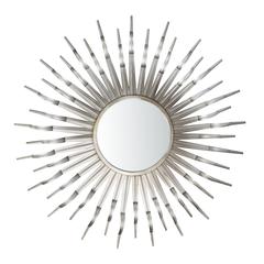 Naya Sunburst Mirror, Gunmetal