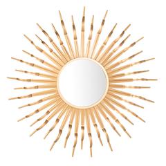 Naya Sunburst Mirror, Gold