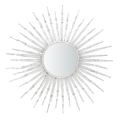 Naya Sunburst Mirror, Silver