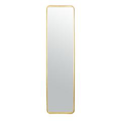 Lerna Mirror, Brushed Brass