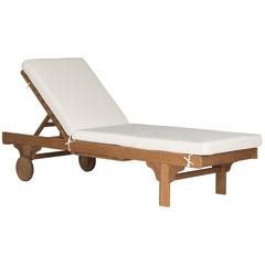 Newport Chaise Lounge Chair With Side Table