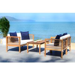 Alda 4 Pc Outdoor Set With Accent Pillows