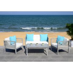 Alda 4 Pc Outdoor Set With Accent Pillows