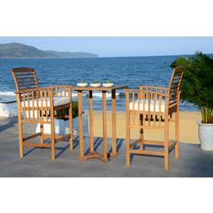Pate 3 Pc Bar 39.8-Inch H Table Bistro Set
