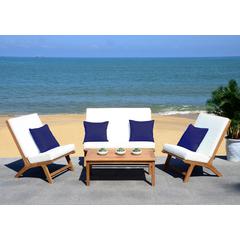 Chaston 4 Pc Outdoor Living Set With Accent Pillows