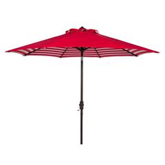 Athens Inside Out Striped 9Ft Crank Outdoor Auto Tilt Umbrella