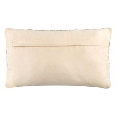 Shelby Cowhide 12"X20" Pillow, White